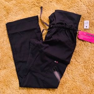 New with tags size small black koi scrub pant
